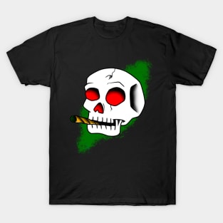 Smoking Skull T-Shirt